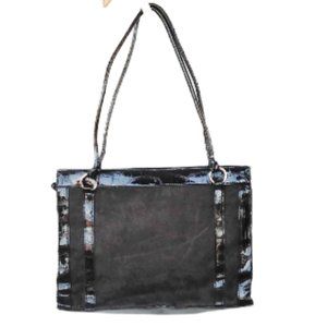 Sag Harbor black tote handbag